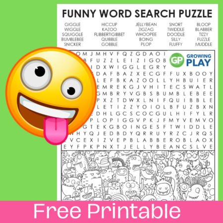 Funny Word Search Printable Free Growing Play Funny Word Search Printable Free Growing Play
