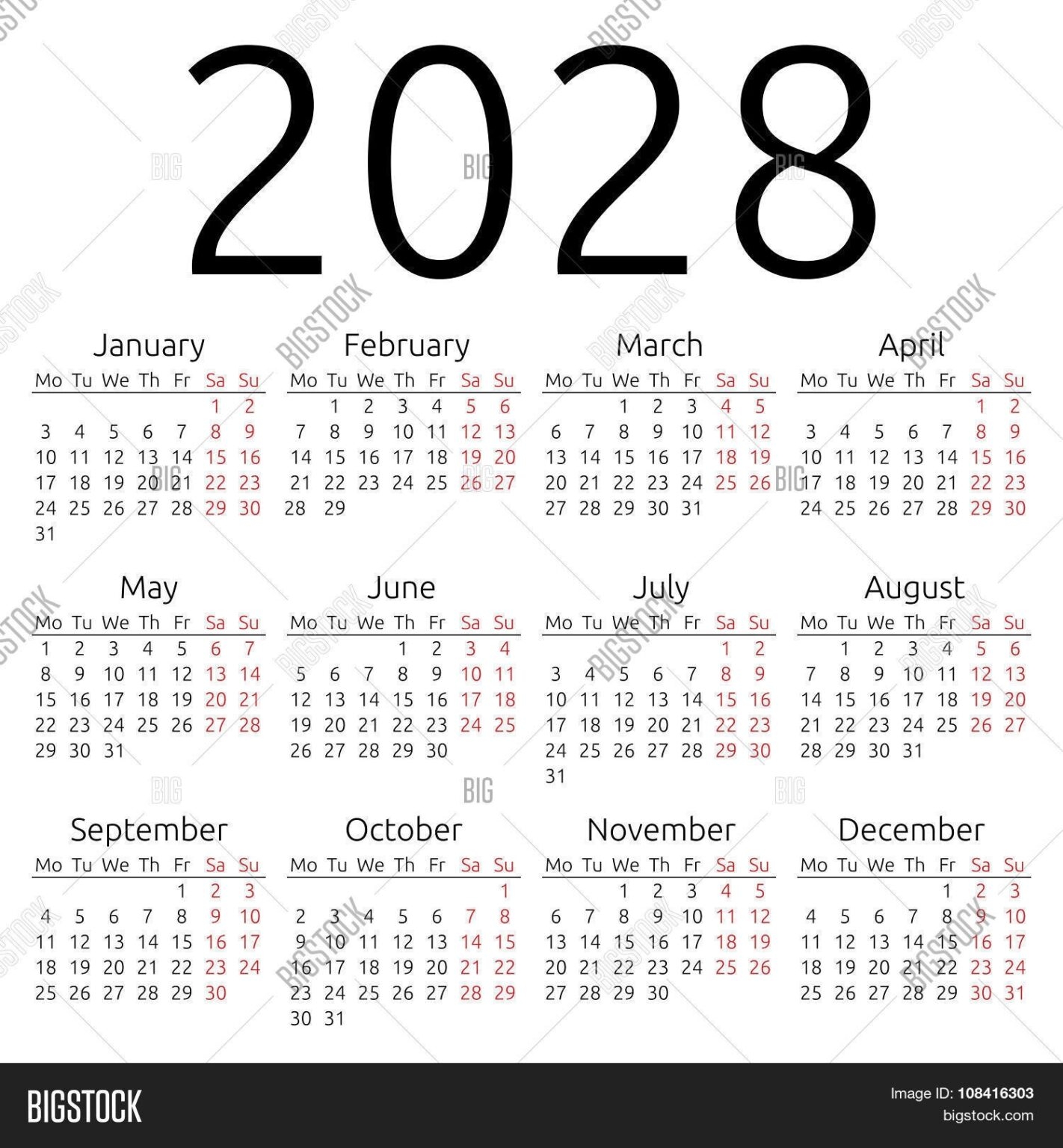 Jewish Calendar 2028 Printable Calendar weloveprintables