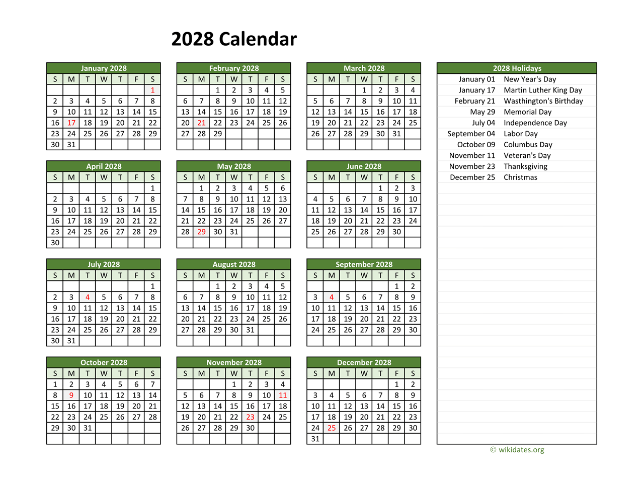 Jewish Holidays 2028 Calendar Printable Calendar weloveprintables