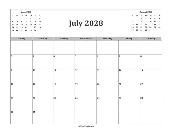 June July August 2028 Calendar Printable Calendar weloveprintables June July August 2028 Calendar Printable Calendar weloveprintables