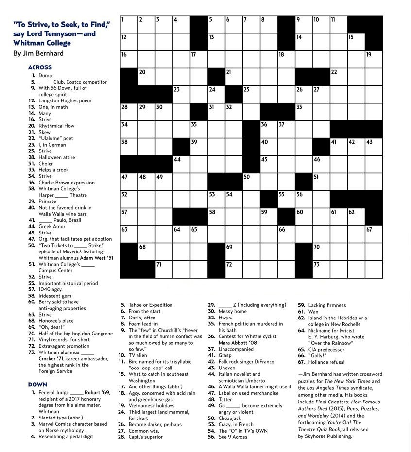 La Times Crossword Puzzle Printable