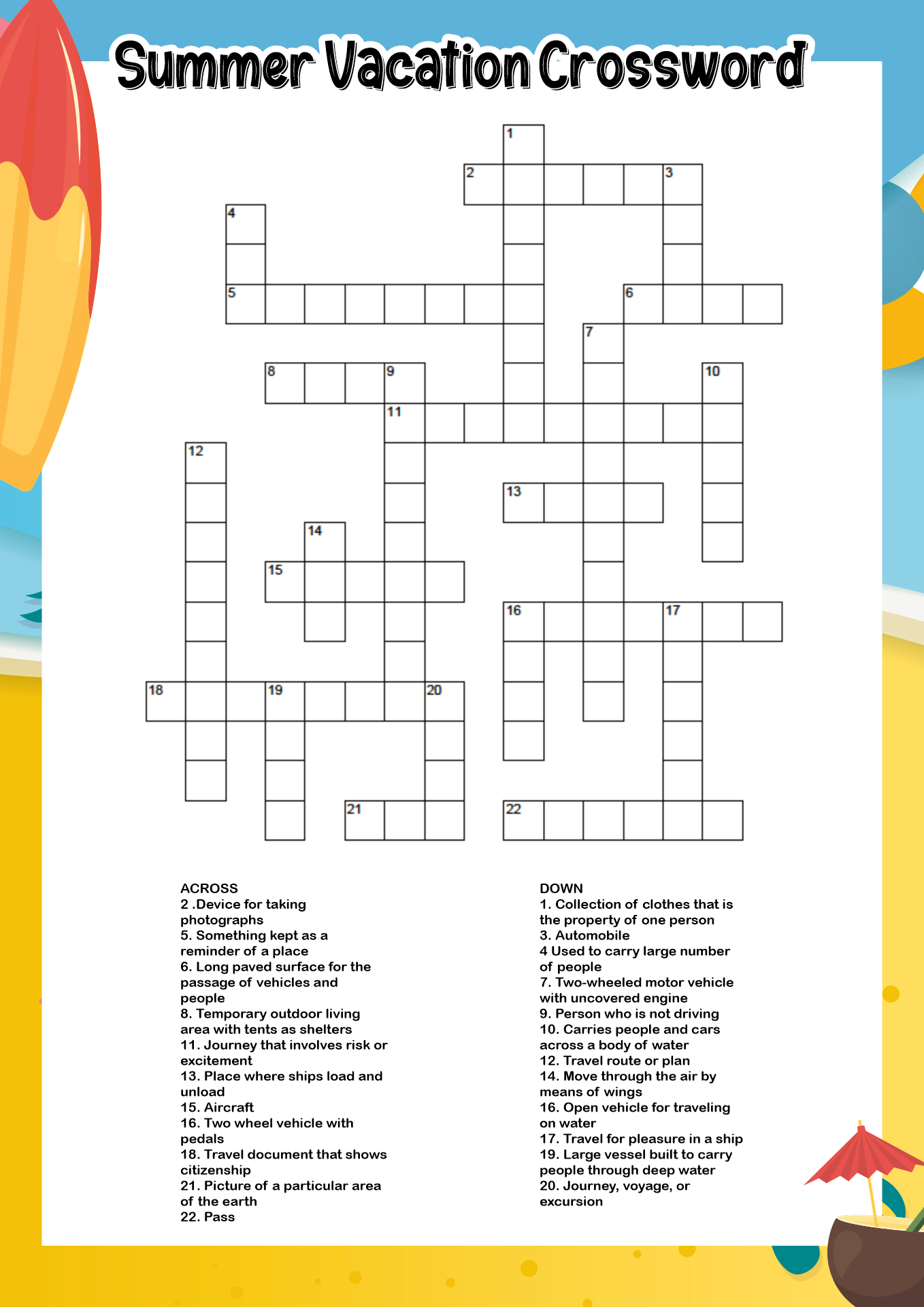 Large Print Easy Crossword Puzzles 10 Free PDF Printables Printablee Large Print Easy Crossword Puzzles 10 Free PDF Printables Printablee