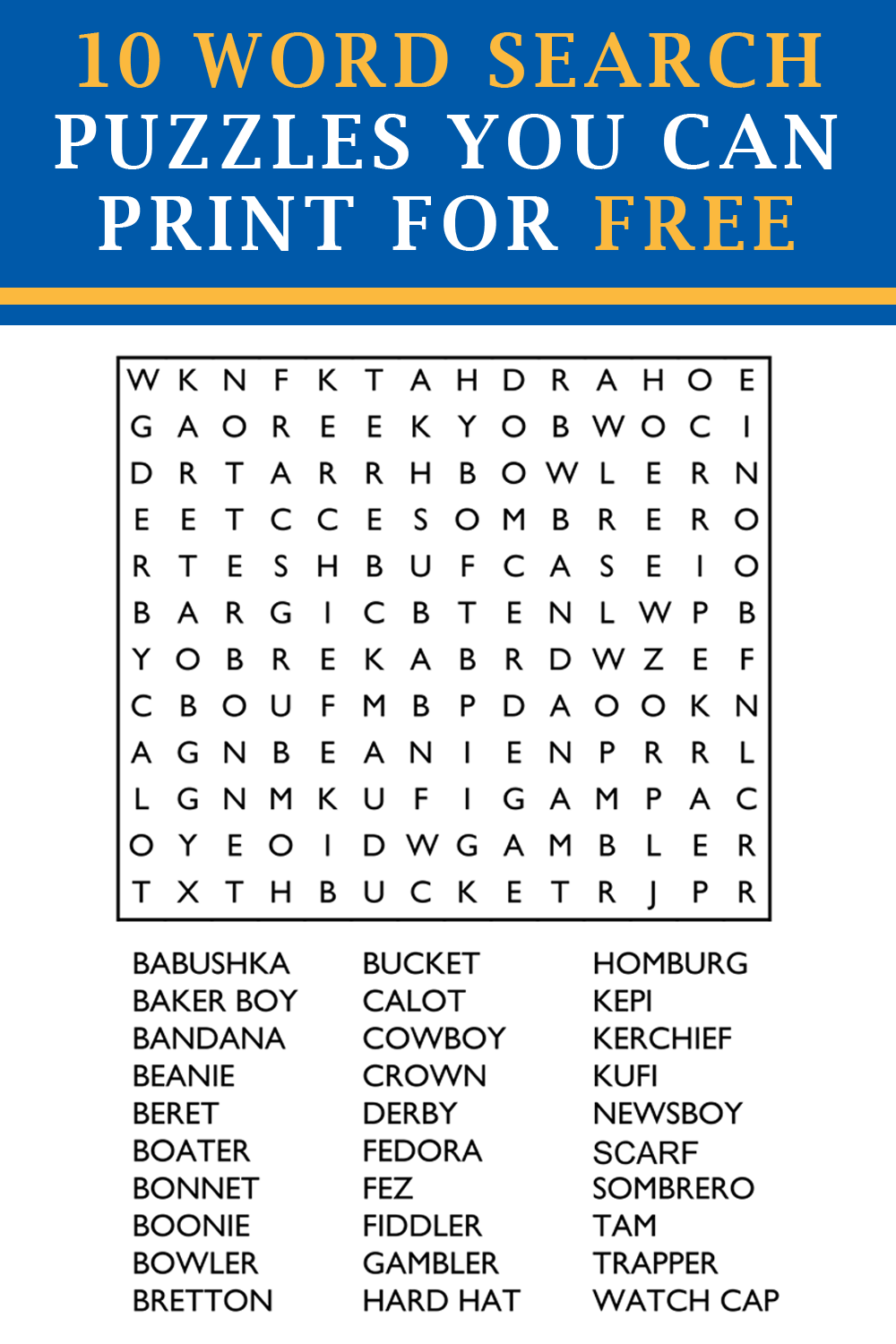 Large Print Free Printable Word Search Puzzles Printable Printable 