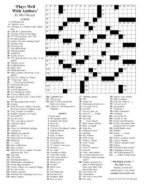 Merl Reagle Printable Crossword Puzzles Complete With Ease AirSlate 
