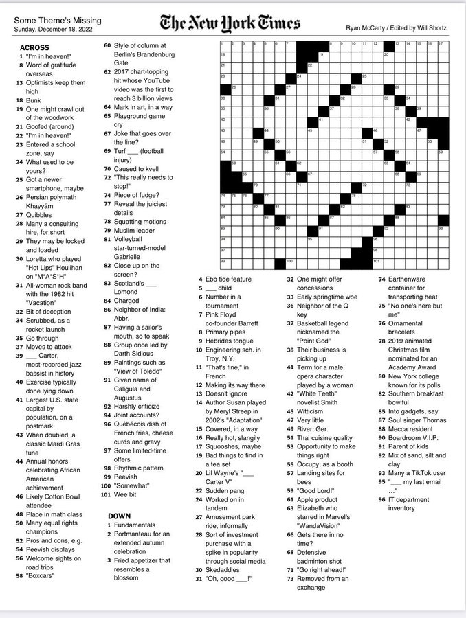 NY Times Crossword Printable Free Printable JD