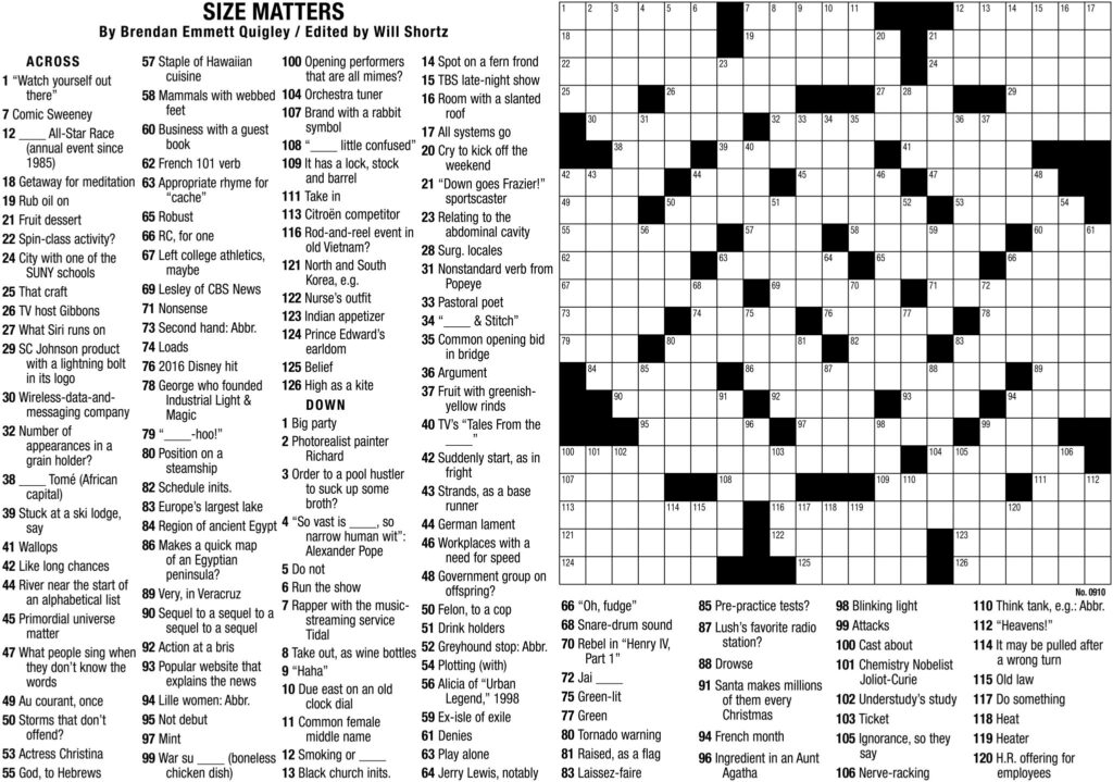 Printable NYT Sunday Crossword Puzzles Printable JD Printable NYT Sunday Crossword Puzzles Printable JD