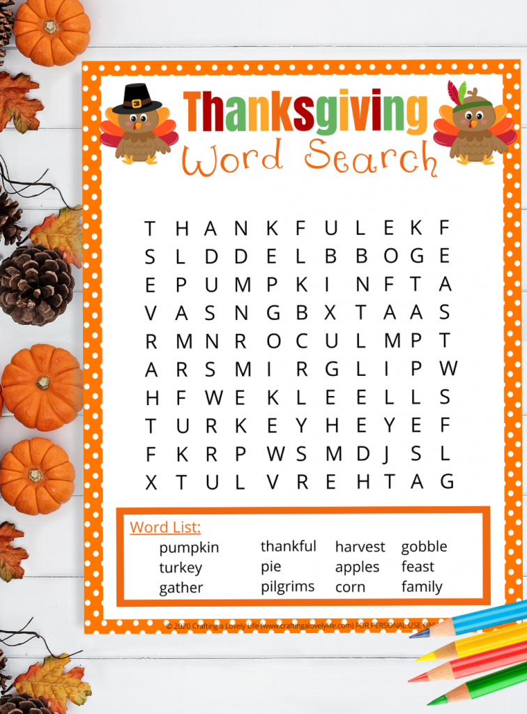Printable Thanksgiving Words Printable Word Searches Printable Thanksgiving Words Printable Word Searches