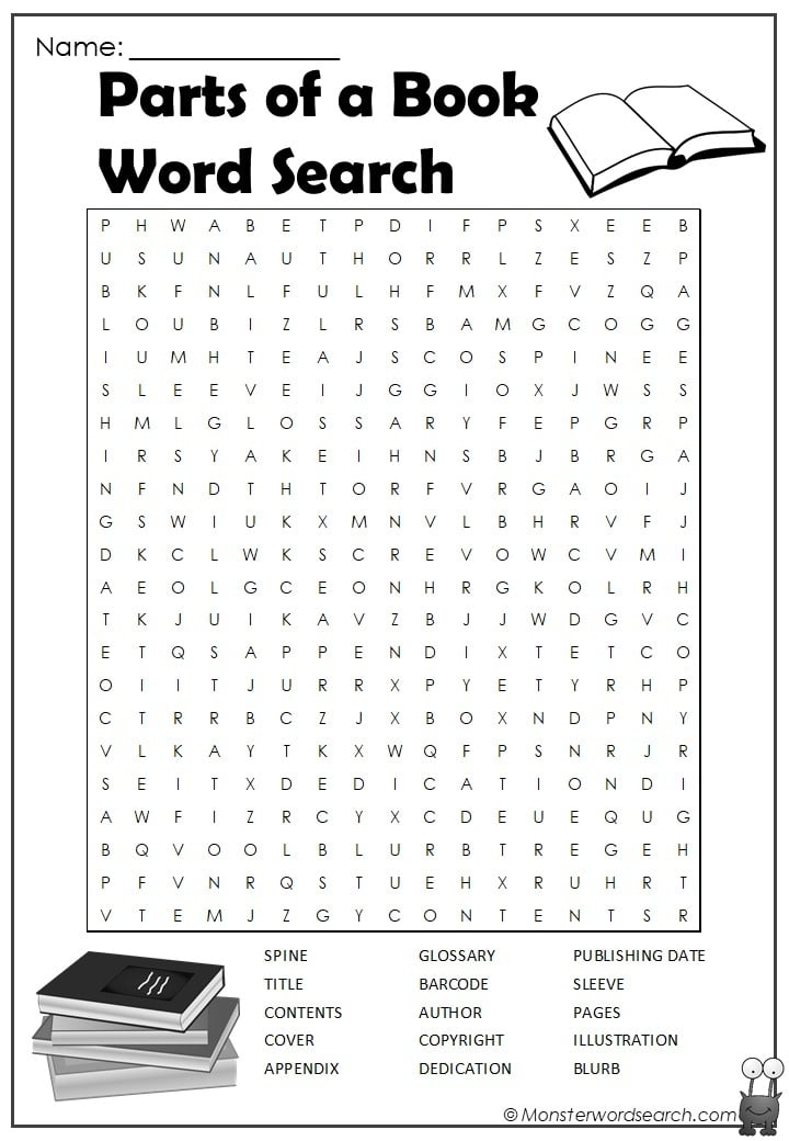 Printable Word Search Book Printable Word Search Book