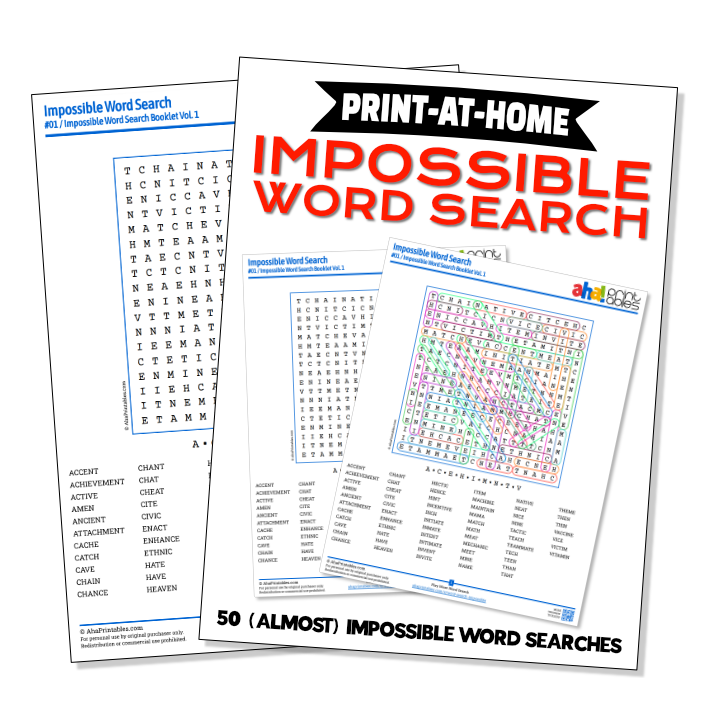 Printable Word Searches Aha Puzzles Printable Word Searches Aha Puzzles