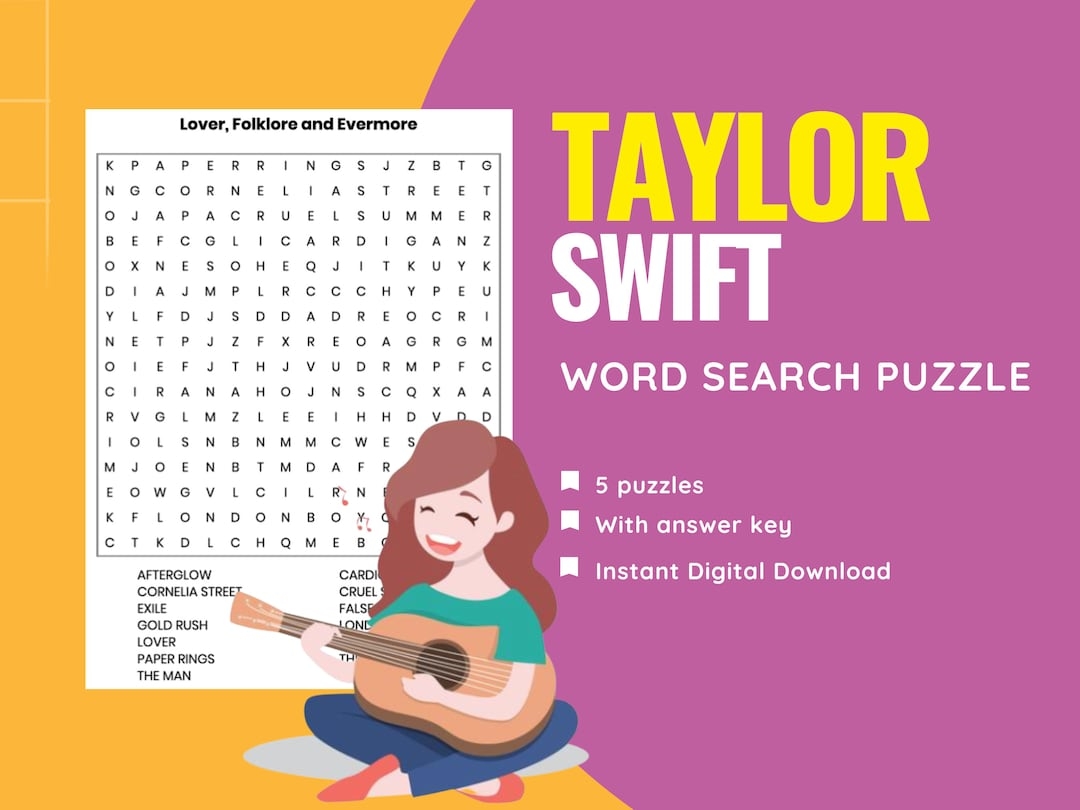 Taylor Swift Printable Word Search Word Search Maker Taylor Swift Printable Word Search Word Search Maker