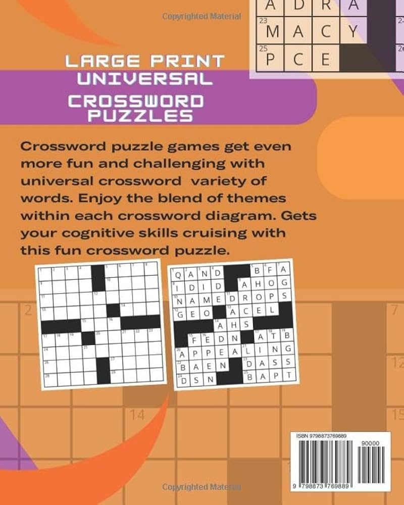 Universal Crossword Puzzle Printable Crossword Puzzles