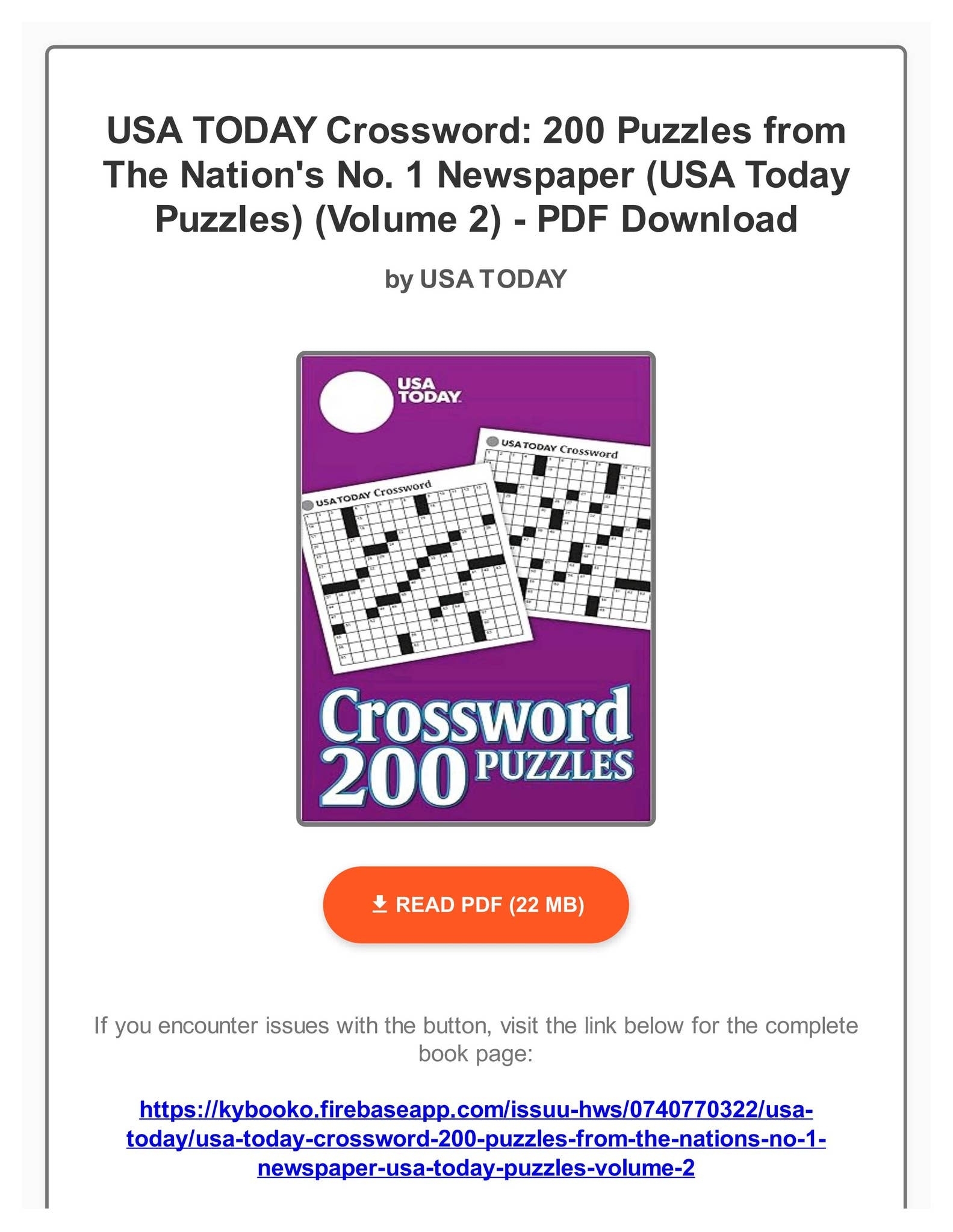 Usa Today Crossword Puzzle Printable Printable Crossword Puzzles Usa Today Crossword Puzzle Printable Printable Crossword Puzzles