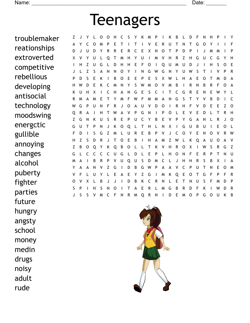 Word Searches Printable Worksheets